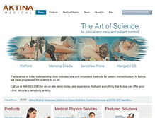 Tablet Screenshot of aktina.com