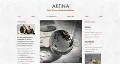 Desktop Screenshot of aktina.biz