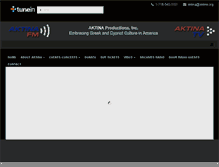 Tablet Screenshot of aktina.org